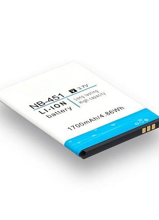 Акумулятор для nomi i451 / nb-451 aaaa