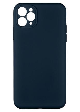 Чехол silicone case full camera no logo для iphone 11 pro max 36.blue cobalt