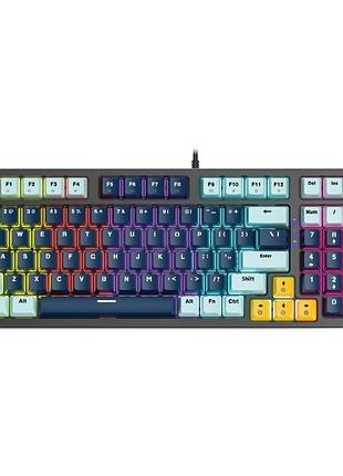 Клавиатура игровая fantech atom81 mk875v2 mizu red switch navy