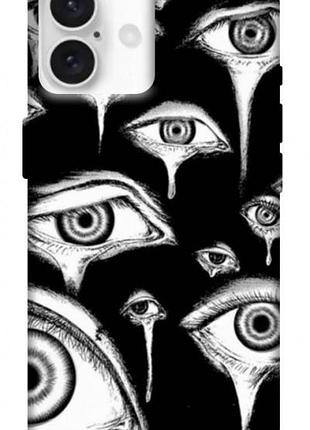 Чохол blex з картинкою поле очей для apple iphone 16 (6.1")