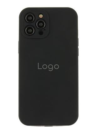 Чохол silicone case full size with frame для iphone 12 pro 18.black