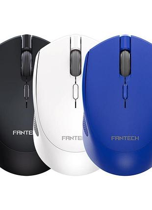 Беспроводная мышь fantech w190 silent click синий