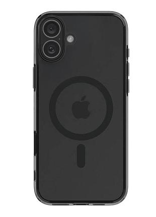 Чохол tpu+pc spigen ultra hybrid with magsafe для iphone 16 black