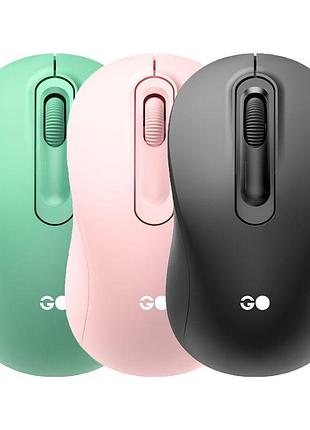 Беспроводная мышь fantech go w608 wireless 2.4g 1200 dpi usb для ноутбука и пк черная