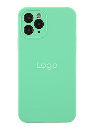 Чохол silicone case square full camera для iphone 11 pro 47.spearmint