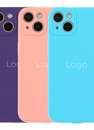 Чохол silicone case full size with frame для iphone 13 68.blackcurrant 2
