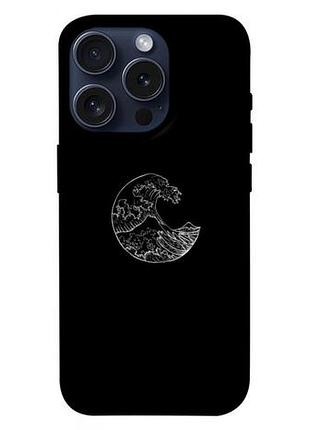 Чехол blex с картинкой полумесяц для apple iphone 15 pro (6.1")