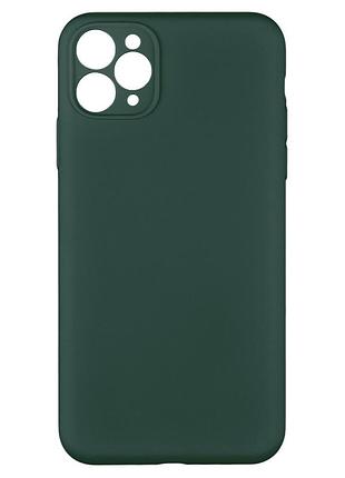 Чохол silicone case full camera no logo для iphone 11 pro max 55.pine green