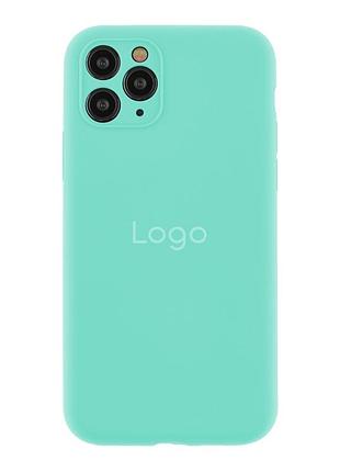 Чохол silicone case full size with frame для iphone 11 pro 21.sea blue