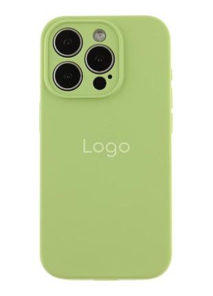 Чохол silicone case full size with frame для iphone 15 pro max 01.mint