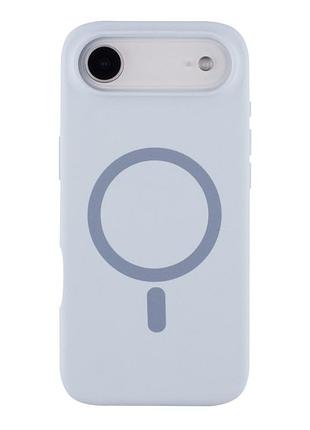 Чохол glow silicone case with magsafe для iphone 17 air blue