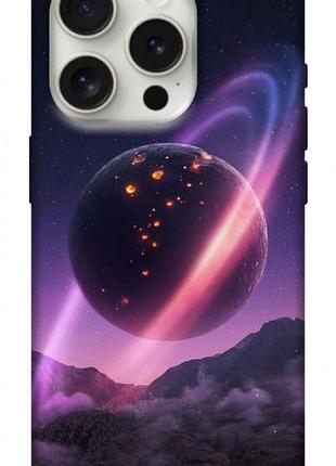 Чехол blex с картинкой сатурн для apple iphone 16 pro max (6.9")