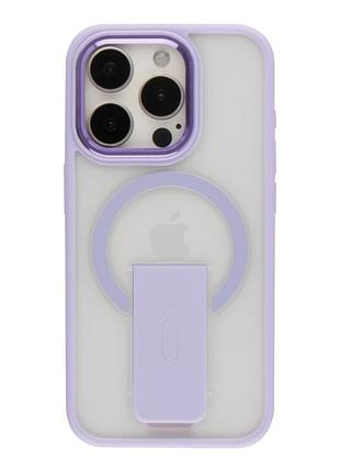 Чохол tpu+pc flexguard magnetic ring stand для iphone 13 pro purple
