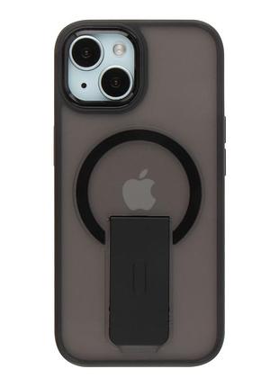 Чохол tpu+pc flexguard magnetic ring stand для iphone 13 black