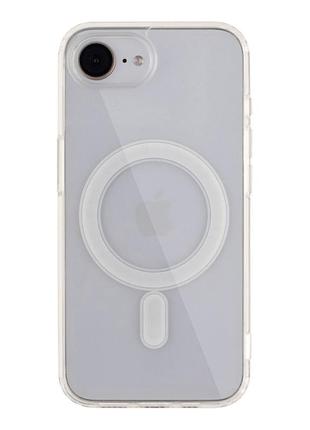 Чохол tpu clear case with magsafe для iphone 17e/16e transparent