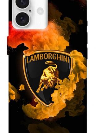 Чехол blex с картинкой lamborghini logo для apple iphone 16 plus