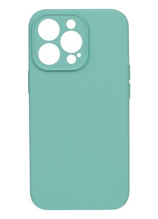 Чохол silicone case full camera no logo для iphone 13 pro max 21.sea blue