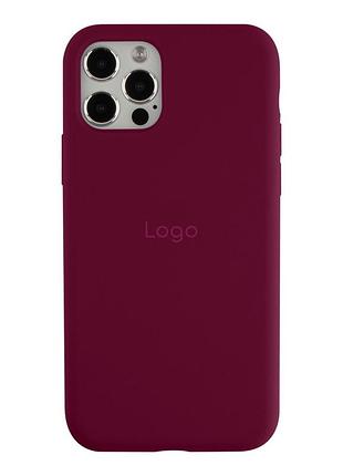 Чохол silicone case full size (aa) для iphone 11 pro max 63.garnet