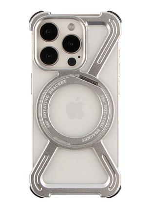 Чохол titanium armorx mag для iphone 15 pro silver