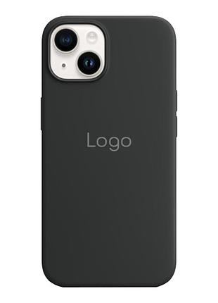 Чохол silicone case with magsafe для iphone 14 plus midnight
