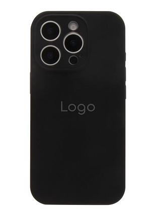 Чохол silicone case full size with frame для iphone 16 pro max 18.black