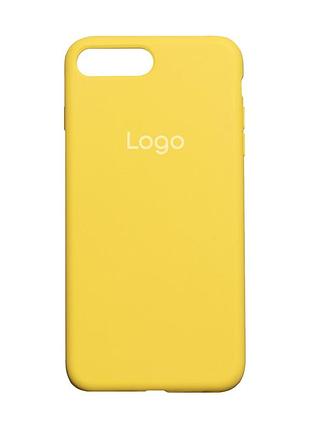 Чохол silicone case full size (aa) для iphone 7 plus/8 plus 50.canary yellow