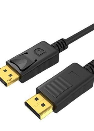 Кабель dp to dp 1.2v 4k/75hz 2m черный