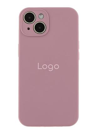 Чохол silicone case full size with frame для iphone 14 68.blackcurrant