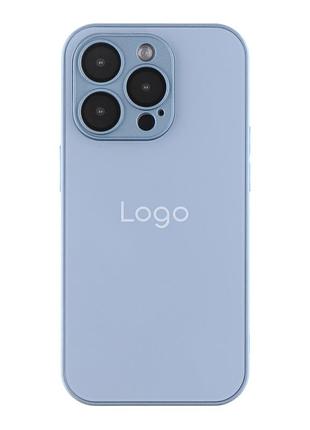 Чохол ag-glass matte camera lens with magsafe для iphone 14 pro sierra blue
