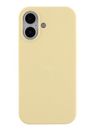 Чохол silicone case full size (aa) new box для iphone 17 60.crem yellow