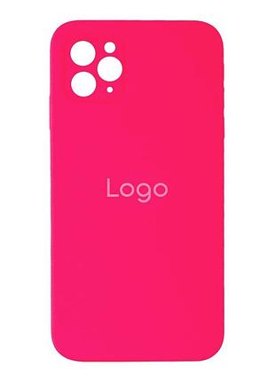 Чохол silicone case square full camera для iphone 11 pro max 38.shiny pink