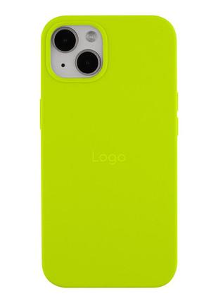 Чохол silicone case full size (aa) для iphone 14 40.shiny green