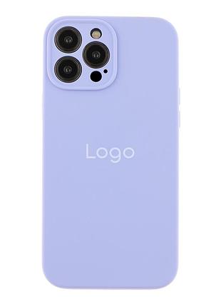 Чохол silicone case full size with frame для iphone 13 pro max 39.elegant purple