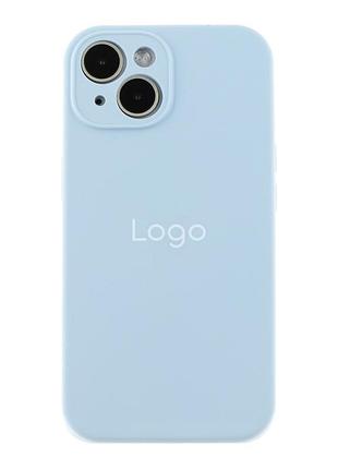 Чохол silicone case full size with frame для iphone 15 plus 05.lilac