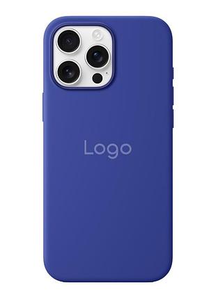 Чохол silicone case with magsafe для iphone 16 pro ultramarine
