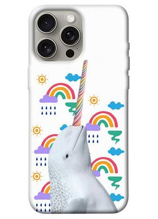 Чехол blex с картинкой fantasy fauna 5 для apple iphone 15 pro max (6.7")