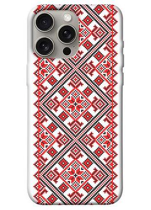 Чохол blex з картинкою вишиванка 6 для apple iphone 15 pro max (6.7")