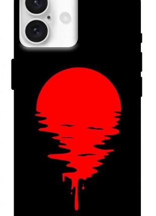 Чехол blex с картинкой red moon для apple iphone 16 plus