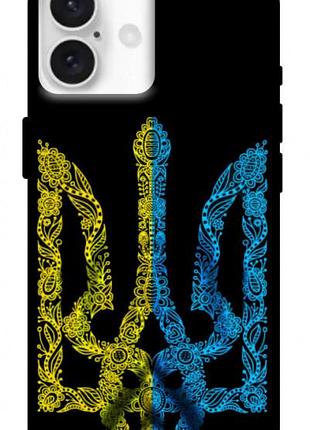 Чехол blex с картинкой желтоборактный герб для apple iphone 16 (6.1")