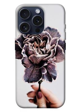 Чохол blex з картинкою гвоздика для apple iphone 15 pro (6.1")
