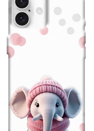 Чехол blex с картинкой new year's animals 1 для apple iphone 16 plus