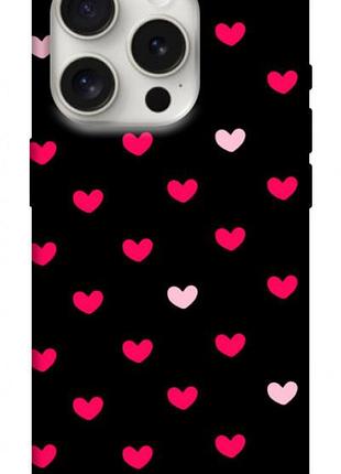 Чехол blex с картинкой little hearts для apple iphone 16 pro (6.3")