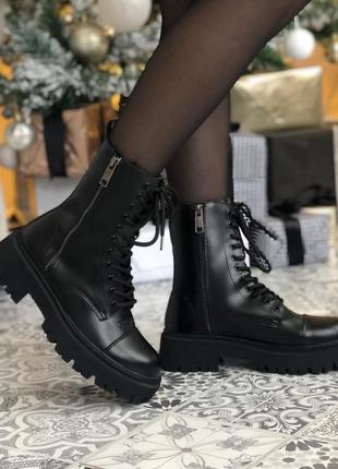 Шикарные женские зимние ботинки топ качество dr. martens 🎁❄️