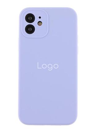 Чохол silicone case full size with frame для iphone 12 39.elegant purple