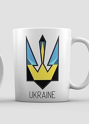 Горлышко с дизайном тризуб