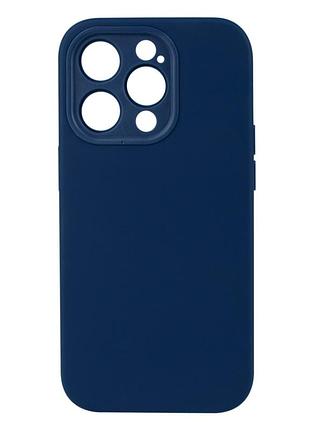 Чохол baseus liquid silica gel case+glass 0.22mm для iphone 14 pro aryt001703 blue