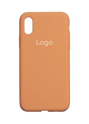 Чохол silicone case full size (aa) для iphone x/xs 49.papaya