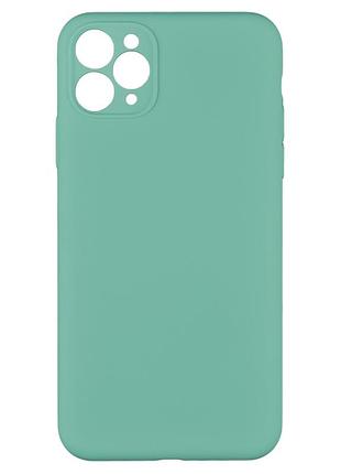 Чохол silicone case full camera no logo для iphone 11 pro max 17.turquoise