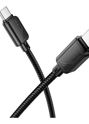 Кабель usb hoco x113 type-c to type-c 60w чорний