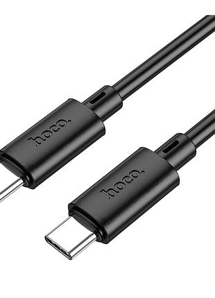 Кабель usb hoco x88 gratified 60w type-c to type-c 2m черный